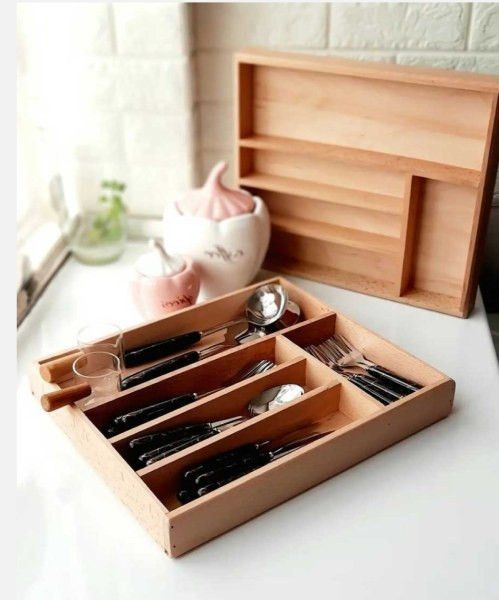 جا قاشقی کابینتی بامبو