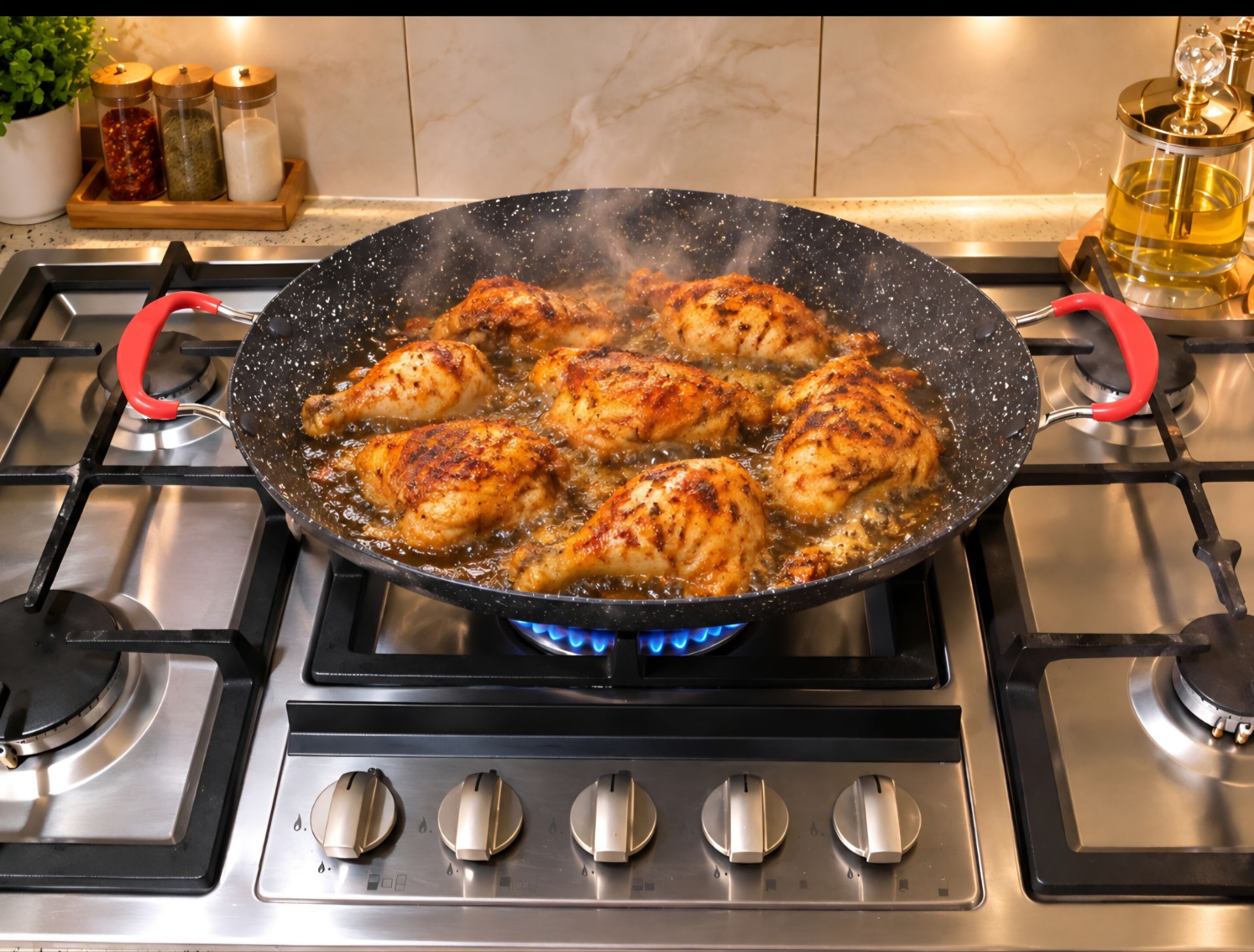ماهیتابه گرانیتی دو منظوره